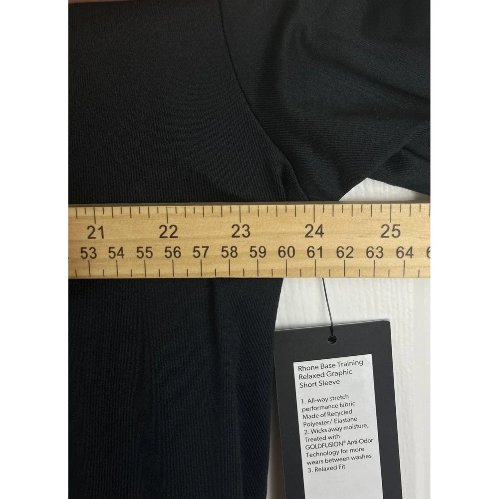 Rhone Base Training Shirt Mens Large Relaxed Fit Short‎ Sleeve Performance NEW - Picture 7 of 8